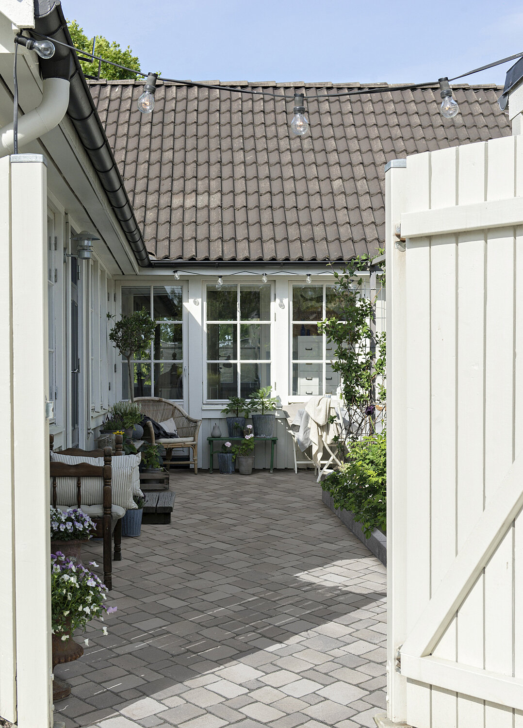Eingangsbereich Cottage Garten