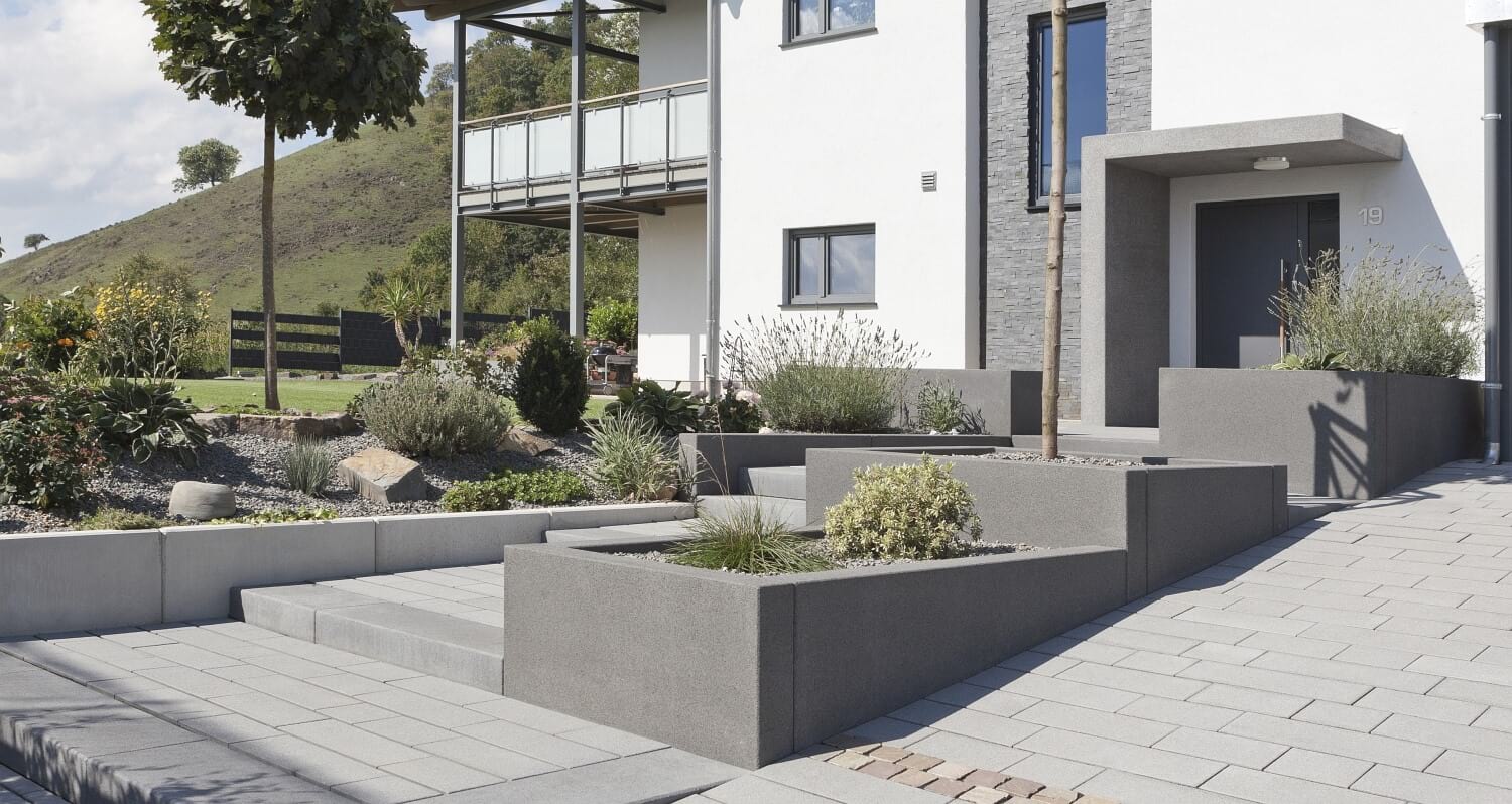 Aussentreppe Und Hauseingang Gestaltungsideen Von Rinn Beton