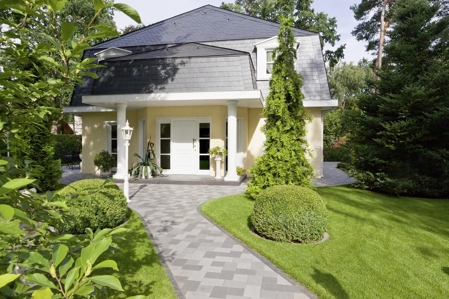 Wege Rinn Betonsteine Und Natursteine