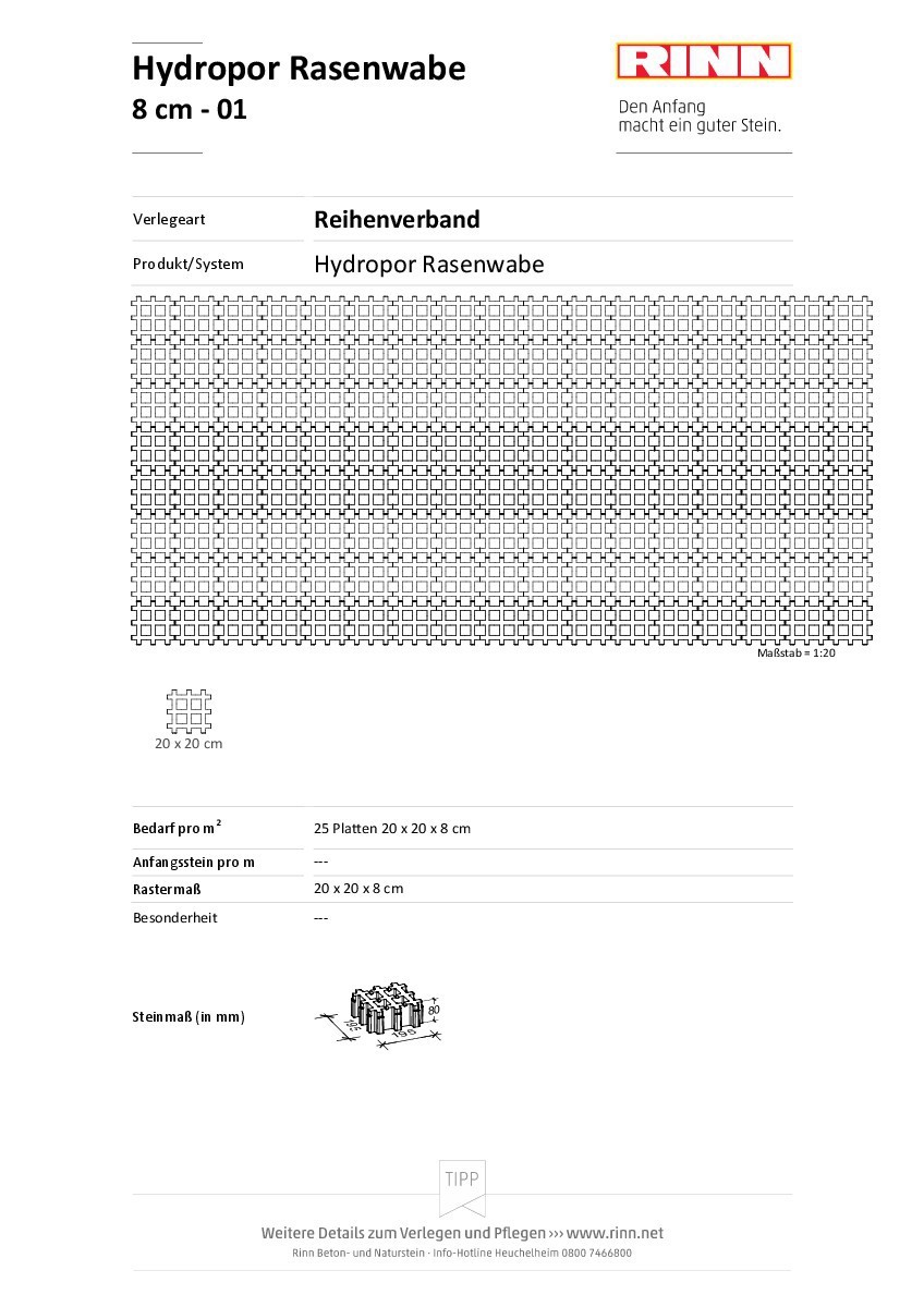 Befüllung mit Splitt oder Begrünung: Rasengitterstein als Ökopflaster